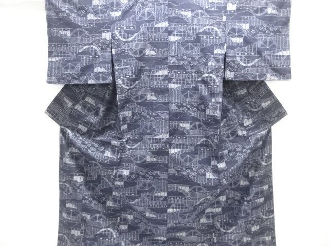 JAPANESE KIMONO / UNUSED TSUMUGI